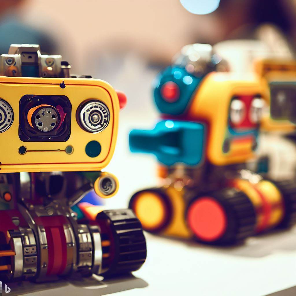 Robot de clases de robótica para niños