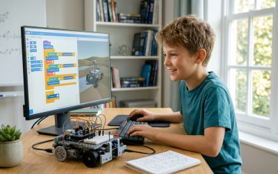 Cursos online de robótica adaptados al ritmo de aprendizaje de niños de altas capacidades