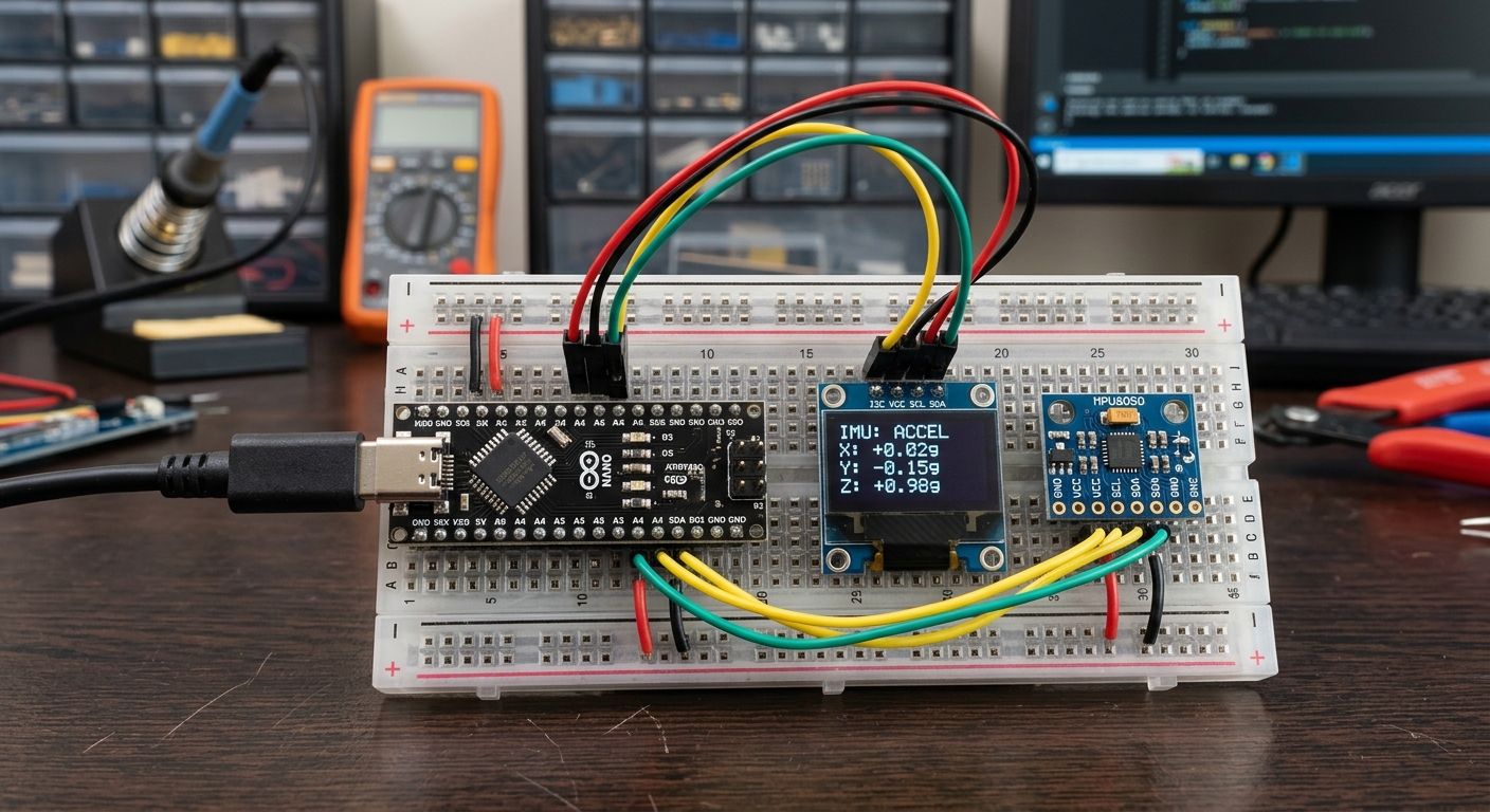 Conexión de múltiples sensores a un microcontrolador utilizando el protocolo I2C Arduino y bus SPI