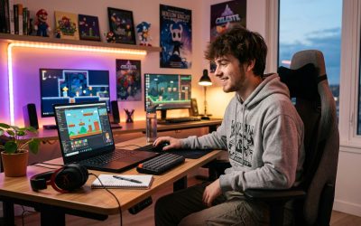 Del vicio de jugar al vicio de crear: Cómo motivar a tu hijo de 10-14 años a diseñar sus propios videojuegos