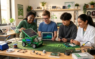 Robótica sostenible y energías limpias: Alimentación por paneles solares e hidrógeno en prototipos