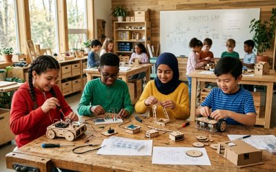 Aulas sin pantallas vs. Aulas Maker: El equilibrio entre la salud neuroeducativa y la competencia digital