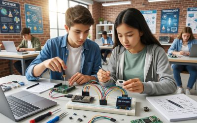 Sensores medioambientales y Calidad del Aire en colegios con Arduino y ESP32-C6