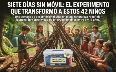 Quitamos los móviles en un campamento durante 7 días: El cambio radical en la atención de los niños