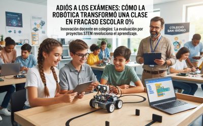 El profesor que sustituyó los exámenes por proyectos de robótica y redujo el fracaso escolar al 0%